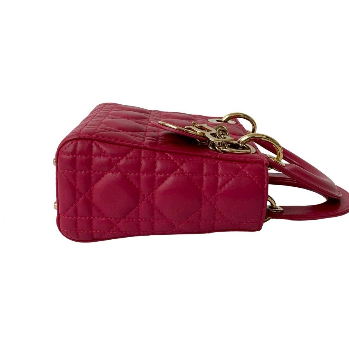 Dior Shoulder Bag Leather Pink Lady Dior
