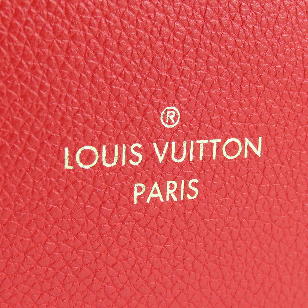 Louis Vuitton Tote Bag M40459 Monogram, Leather Red Kimono Mm Women