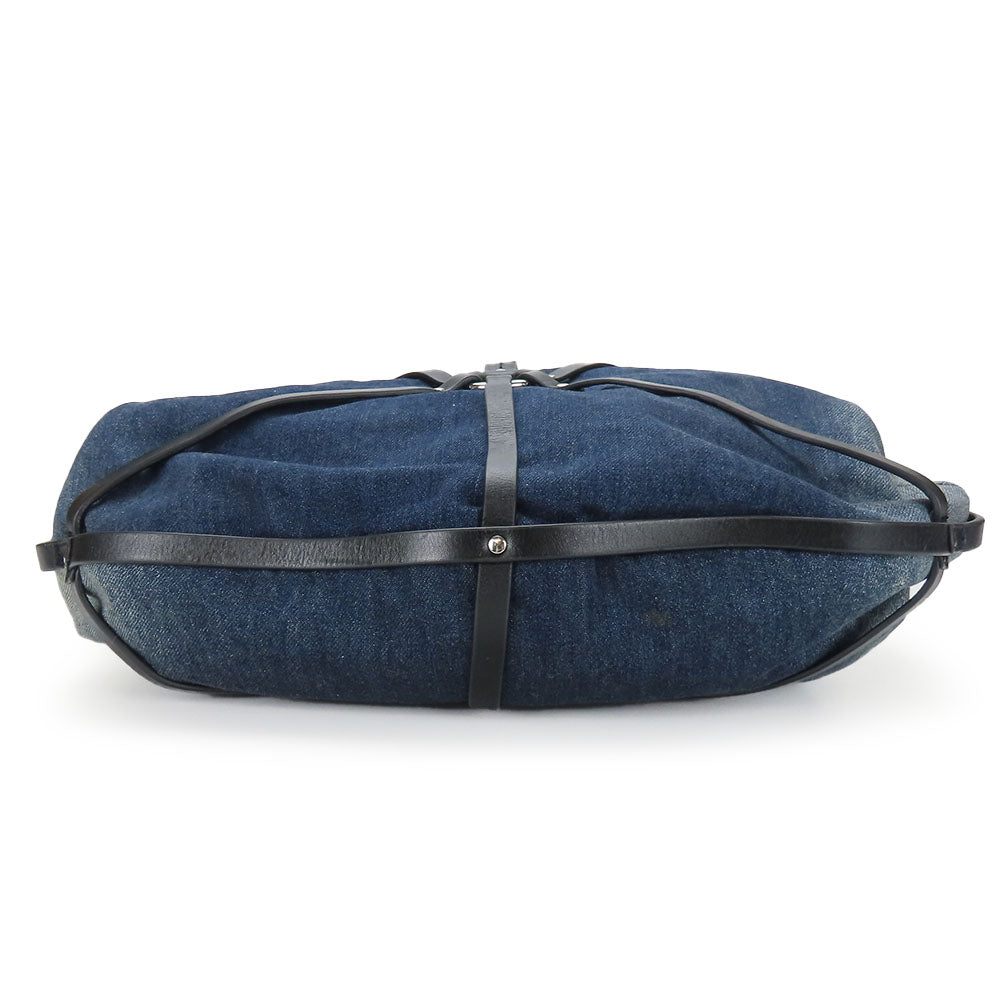Diesel Shoulder Bag Denim, Leather Indigo Women