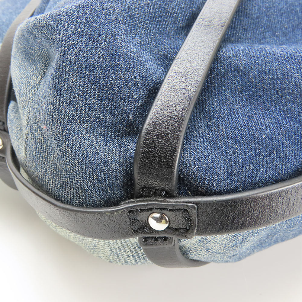 Diesel Shoulder Bag Denim, Leather Indigo Women