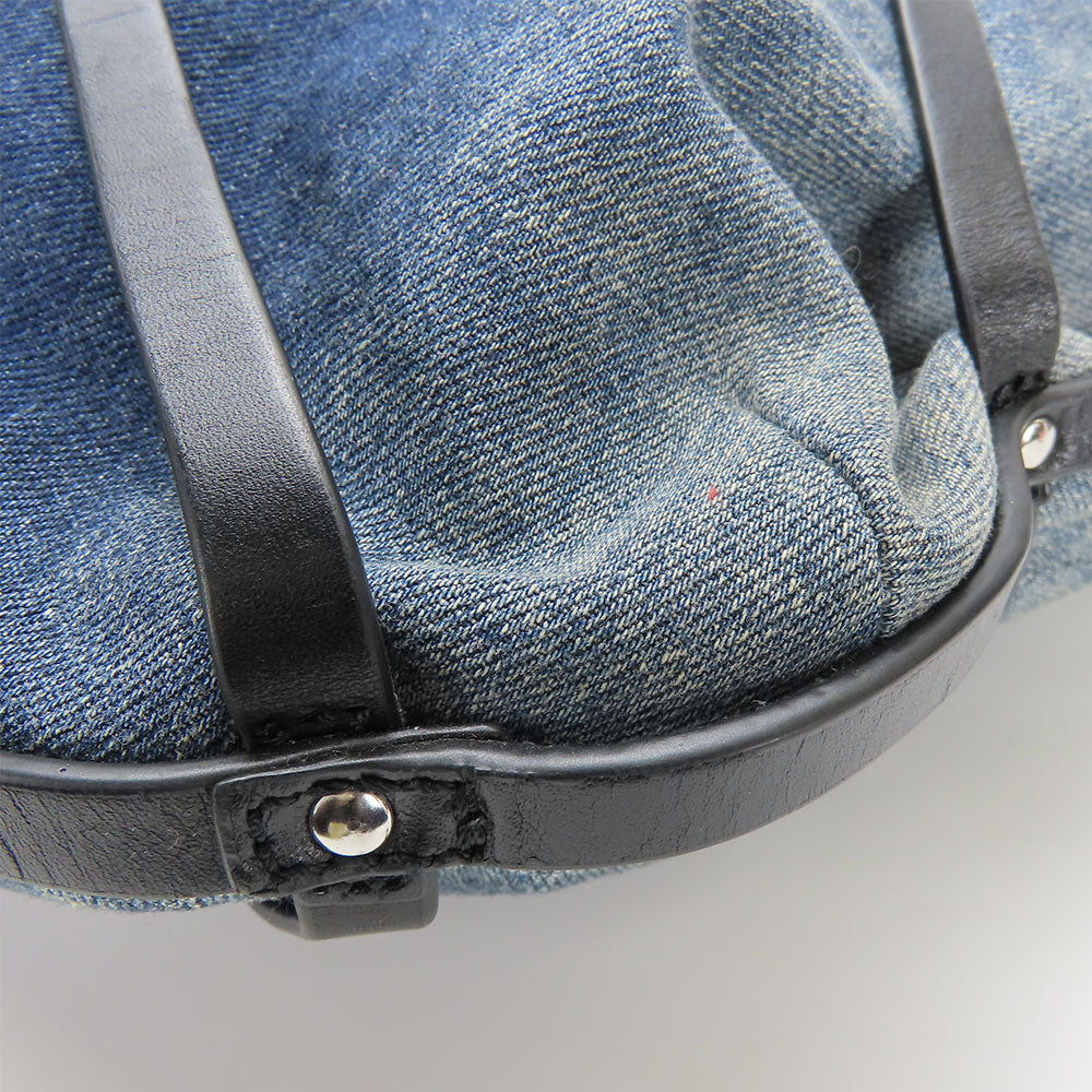 Diesel Shoulder Bag Denim, Leather Indigo Women
