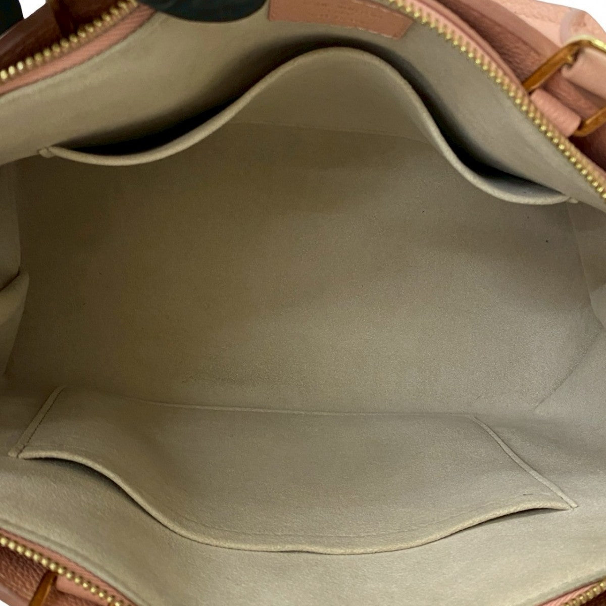 Louis Vuitton Shoulder Bag M46353 Leather Pink Monogram Unplant Petit Palais Pm