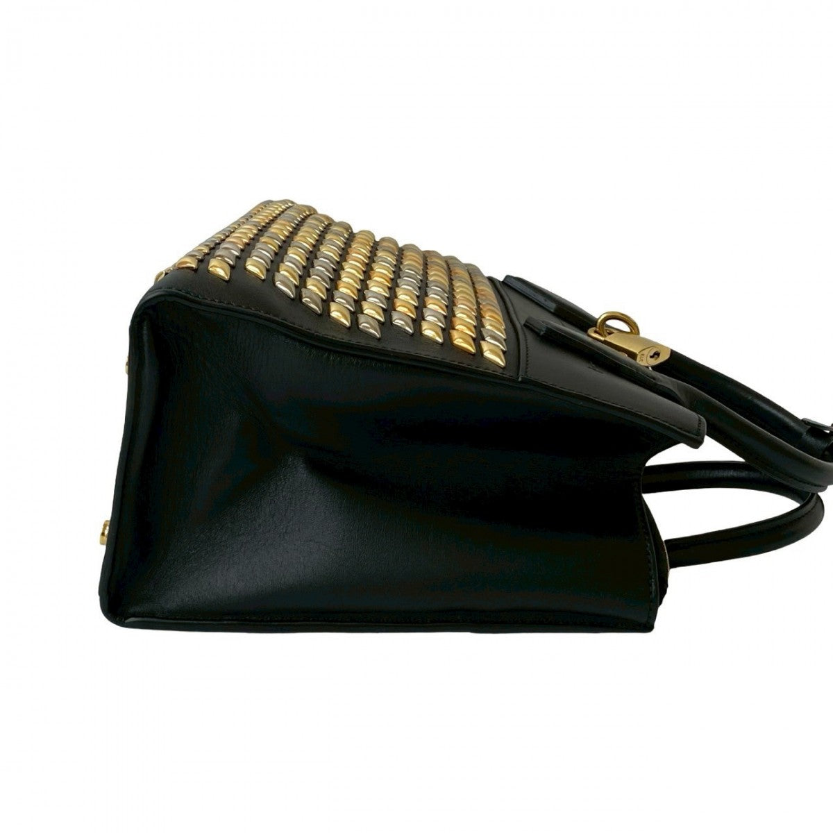 Louis Vuitton Shoulder Bag Leather Black City Steamer Pm