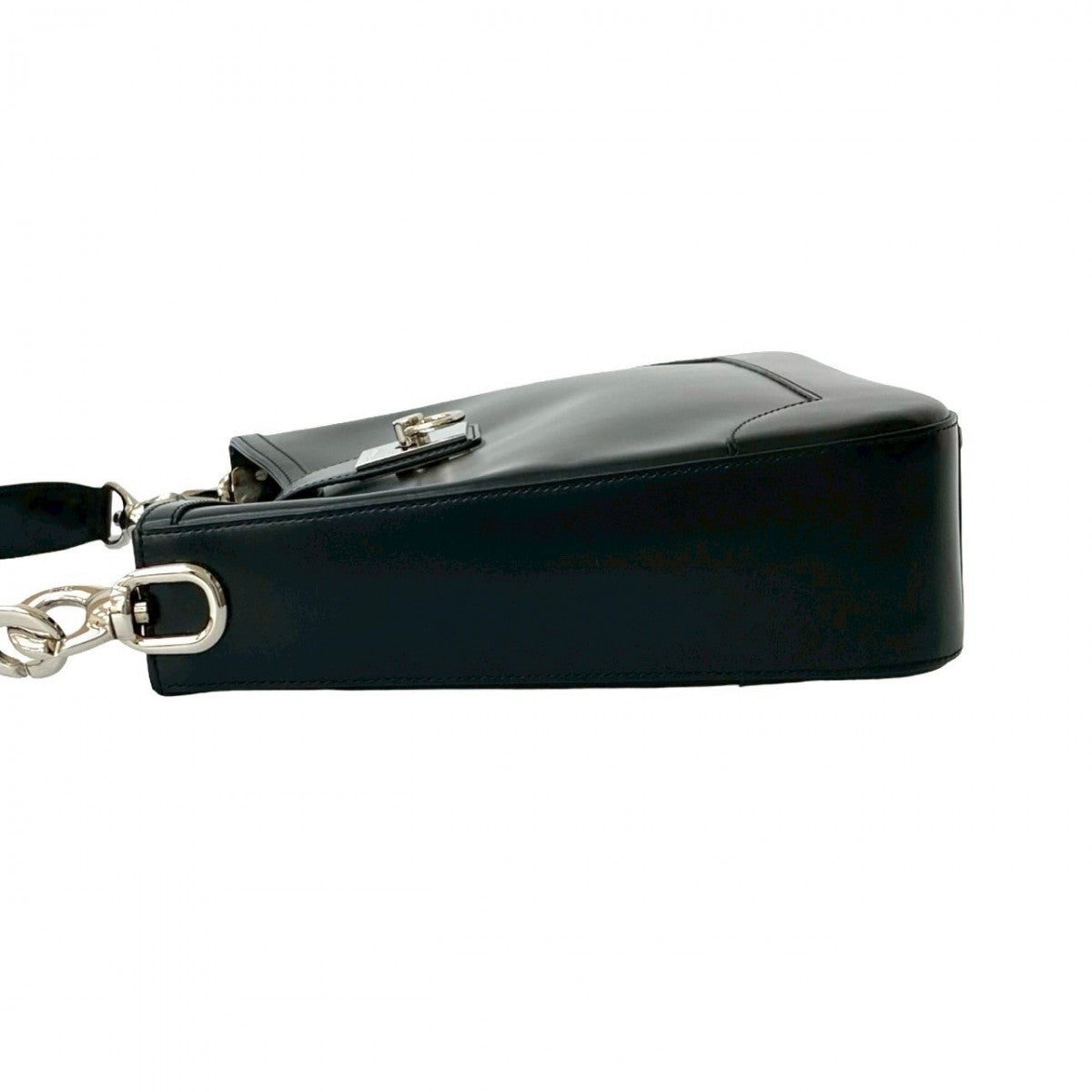 Celine Shoulder Bag Leather Black