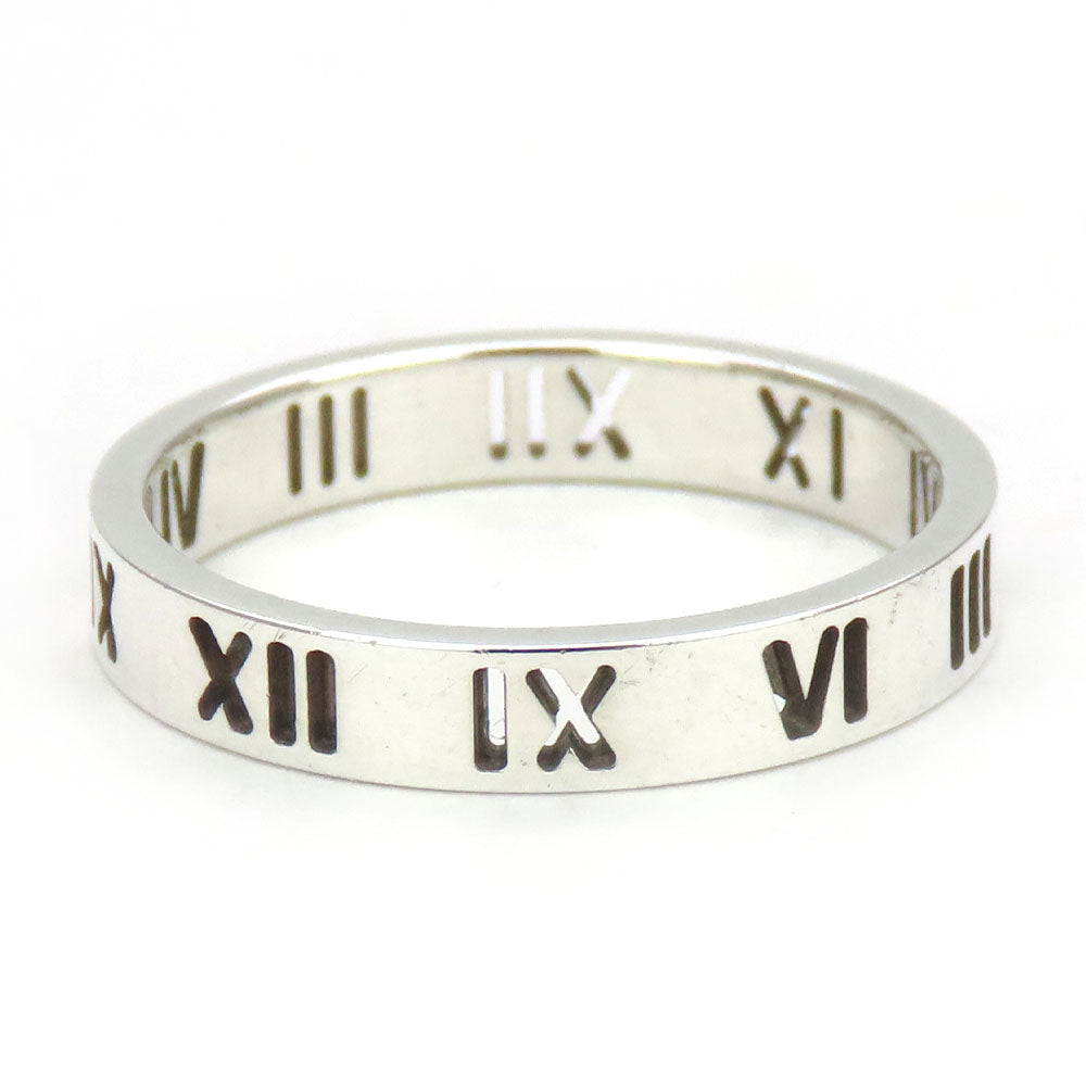 Tiffany&Co. Ring Silver925 Silver Atlas Narrow Mens