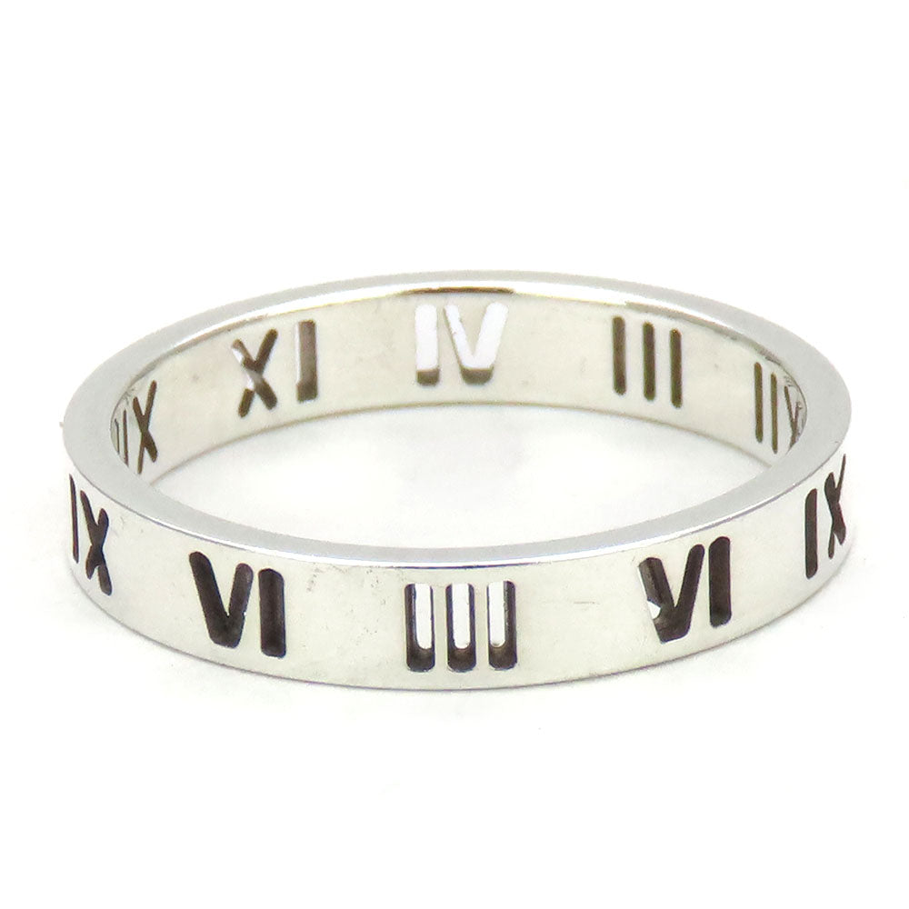 Tiffany&Co. Ring Silver925 Silver Atlas Narrow Mens