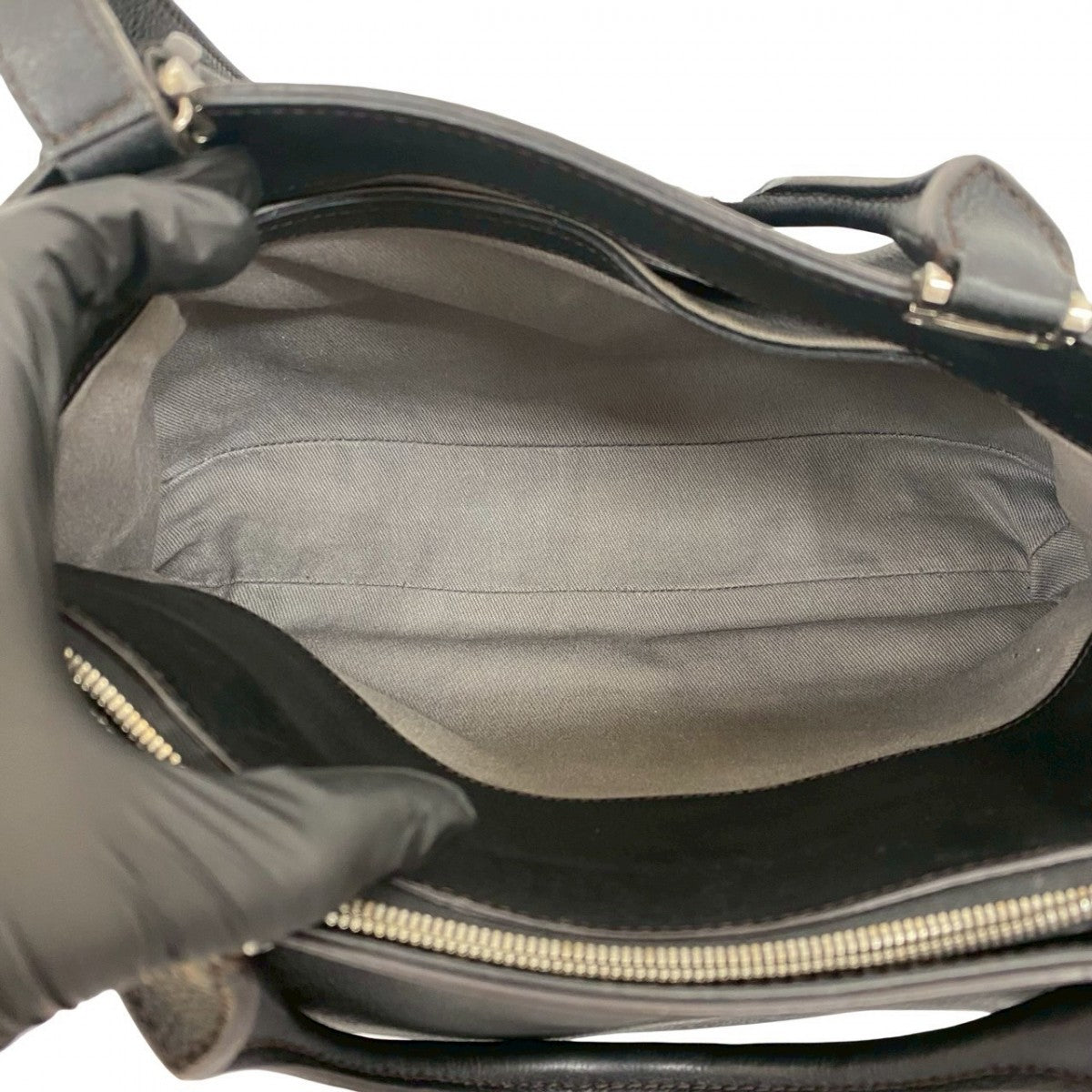 Cartier Shoulder Bag Leather Black C De Cartier