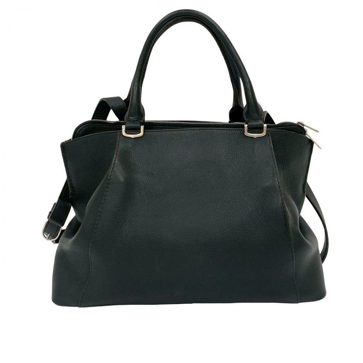 Cartier Shoulder Bag Leather Black C De Cartier