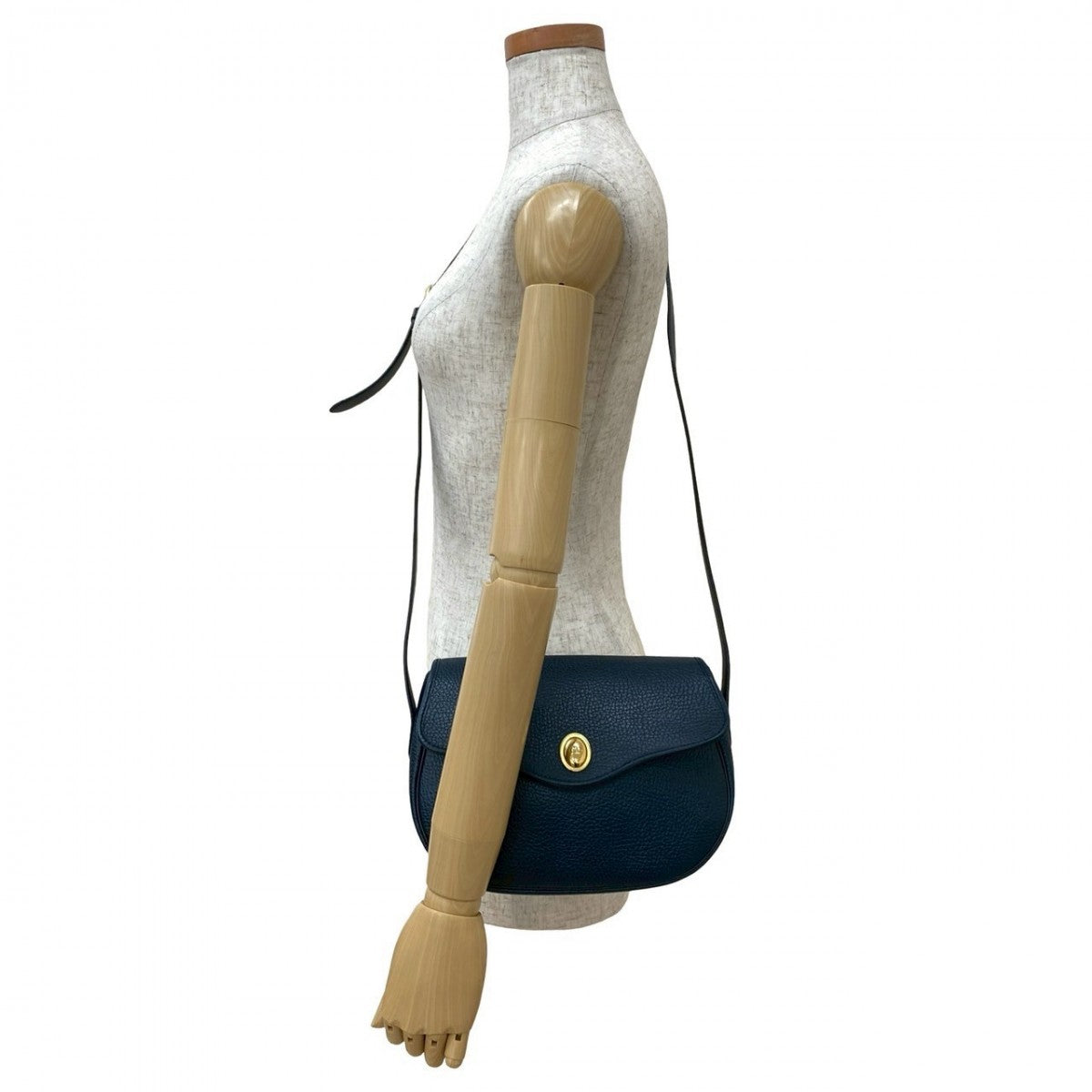 Dior Shoulder Bag Leather Navy
