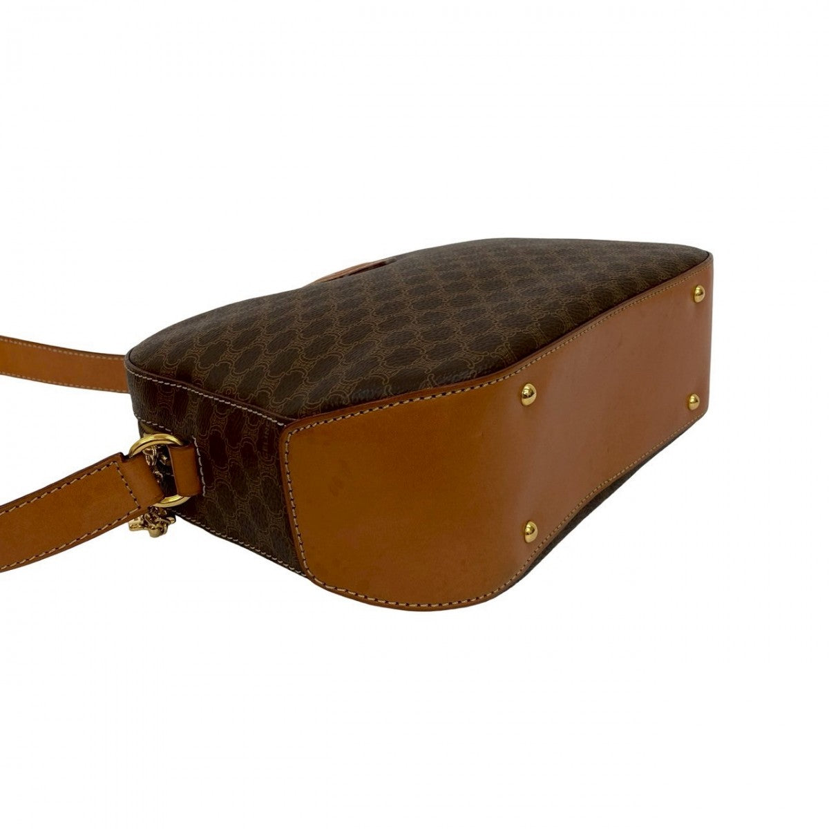 Celine Shoulder Bag Leather Brown