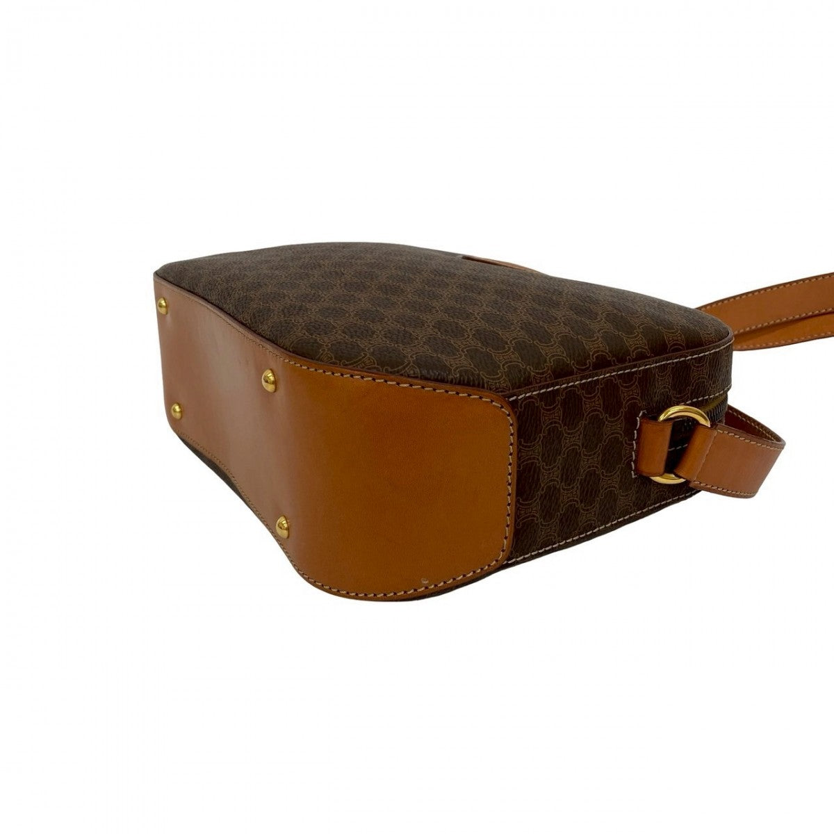 Celine Shoulder Bag Leather Brown