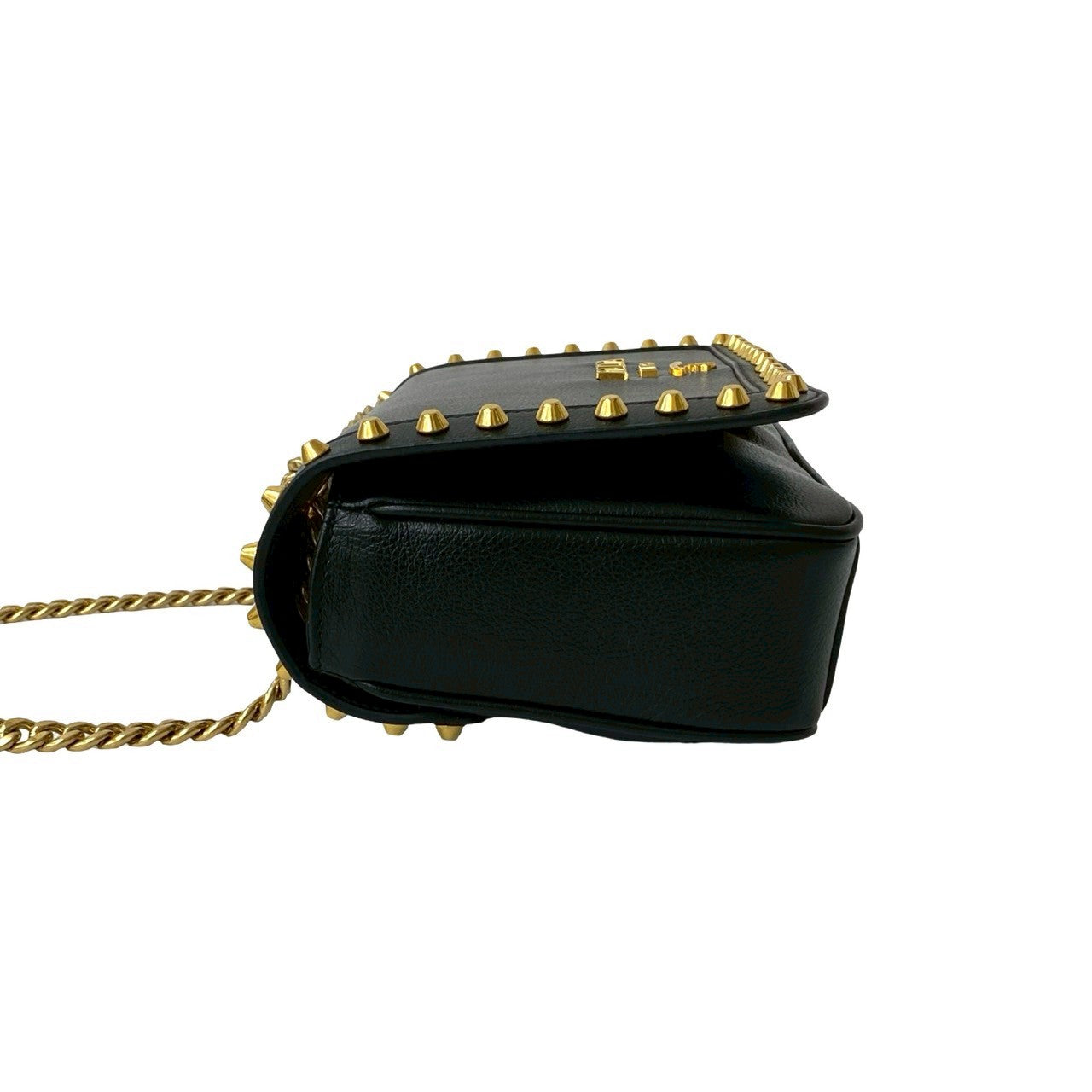 Prada Shoulder Bag Leather Black