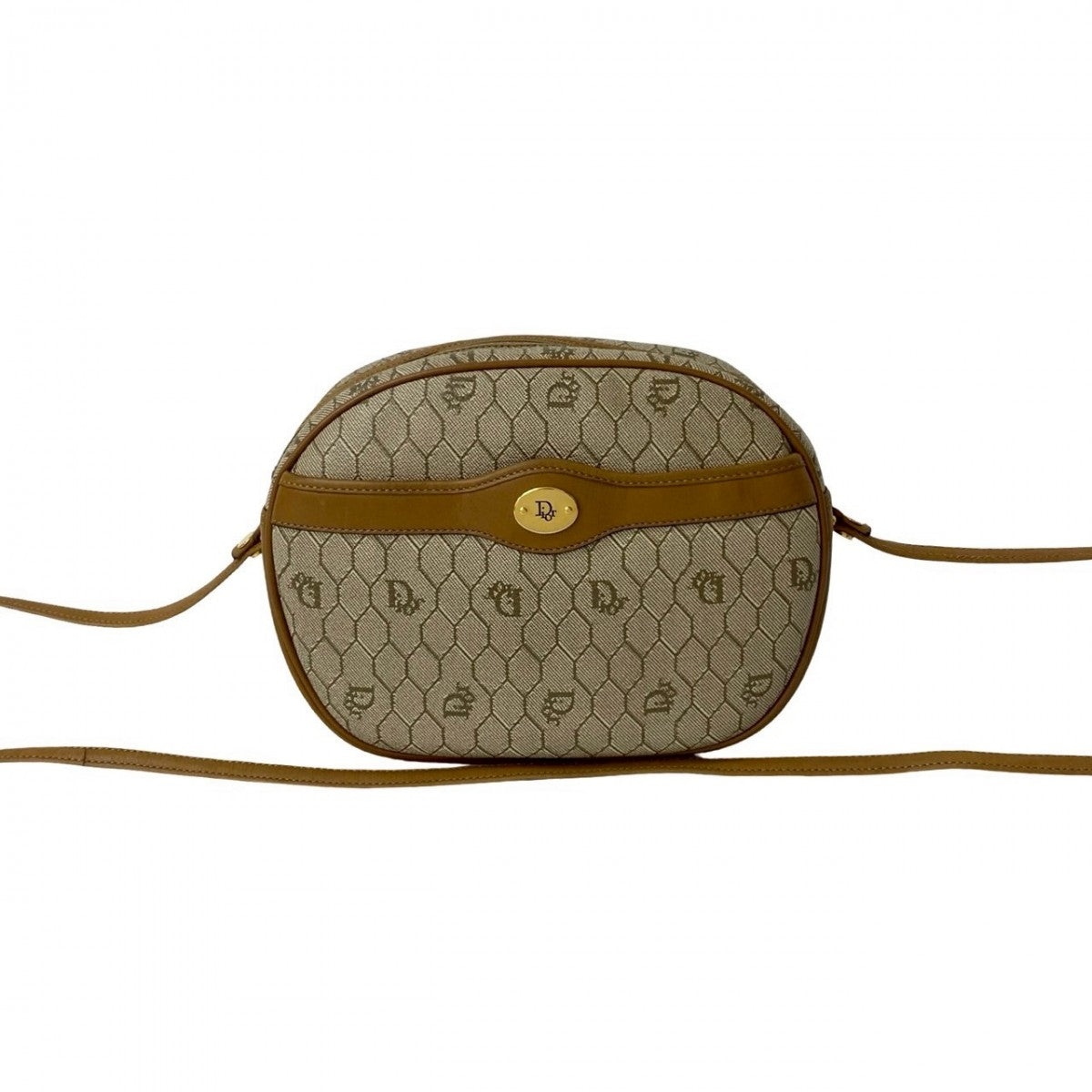 Dior Shoulder Bag Leather Beige