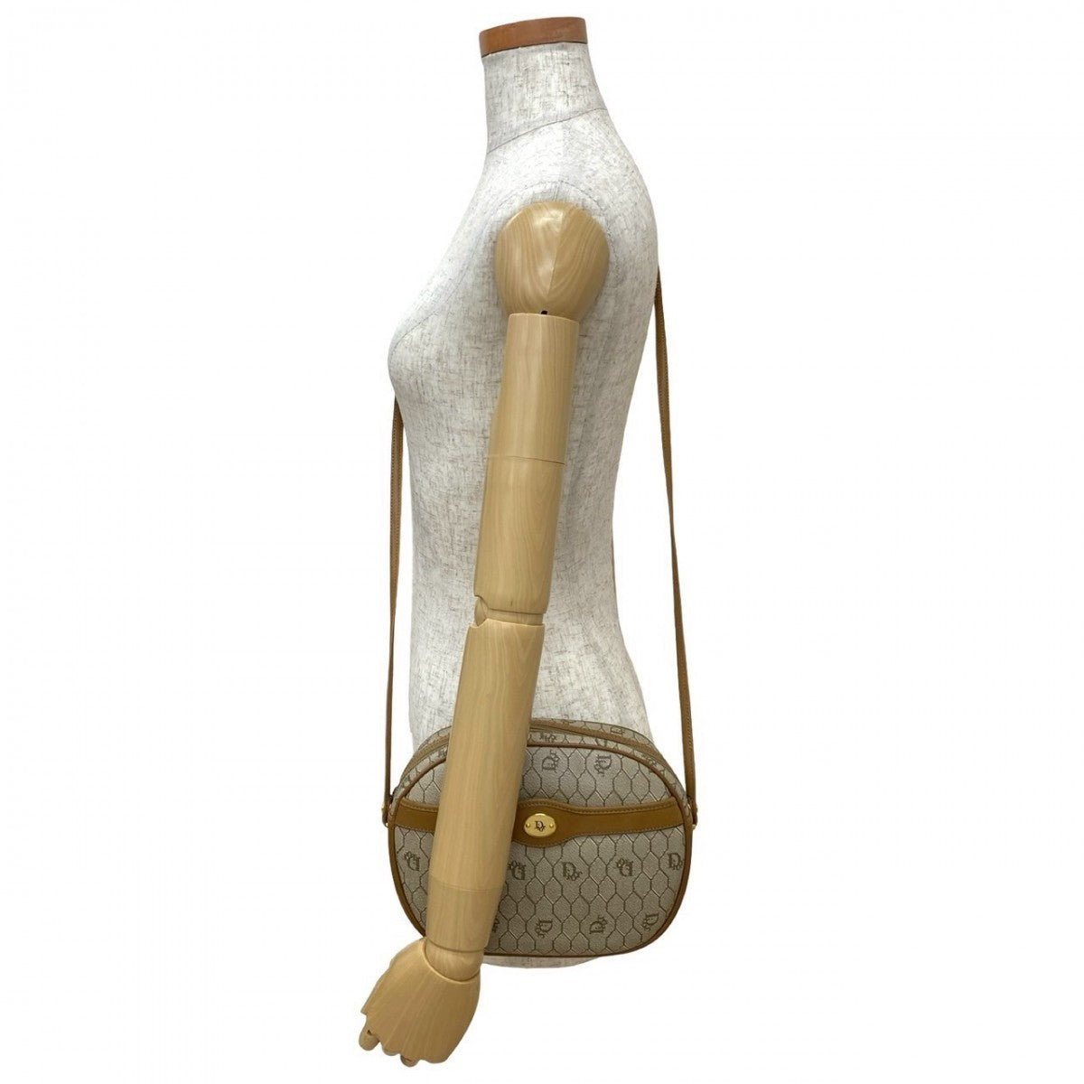 Dior Shoulder Bag Leather Beige