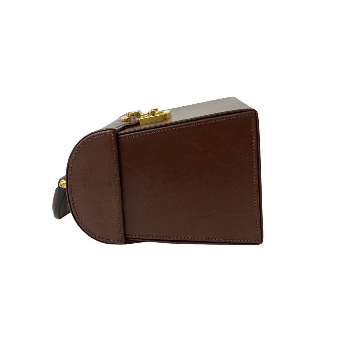 Gucci Handbag Leather Brown Ready Lock