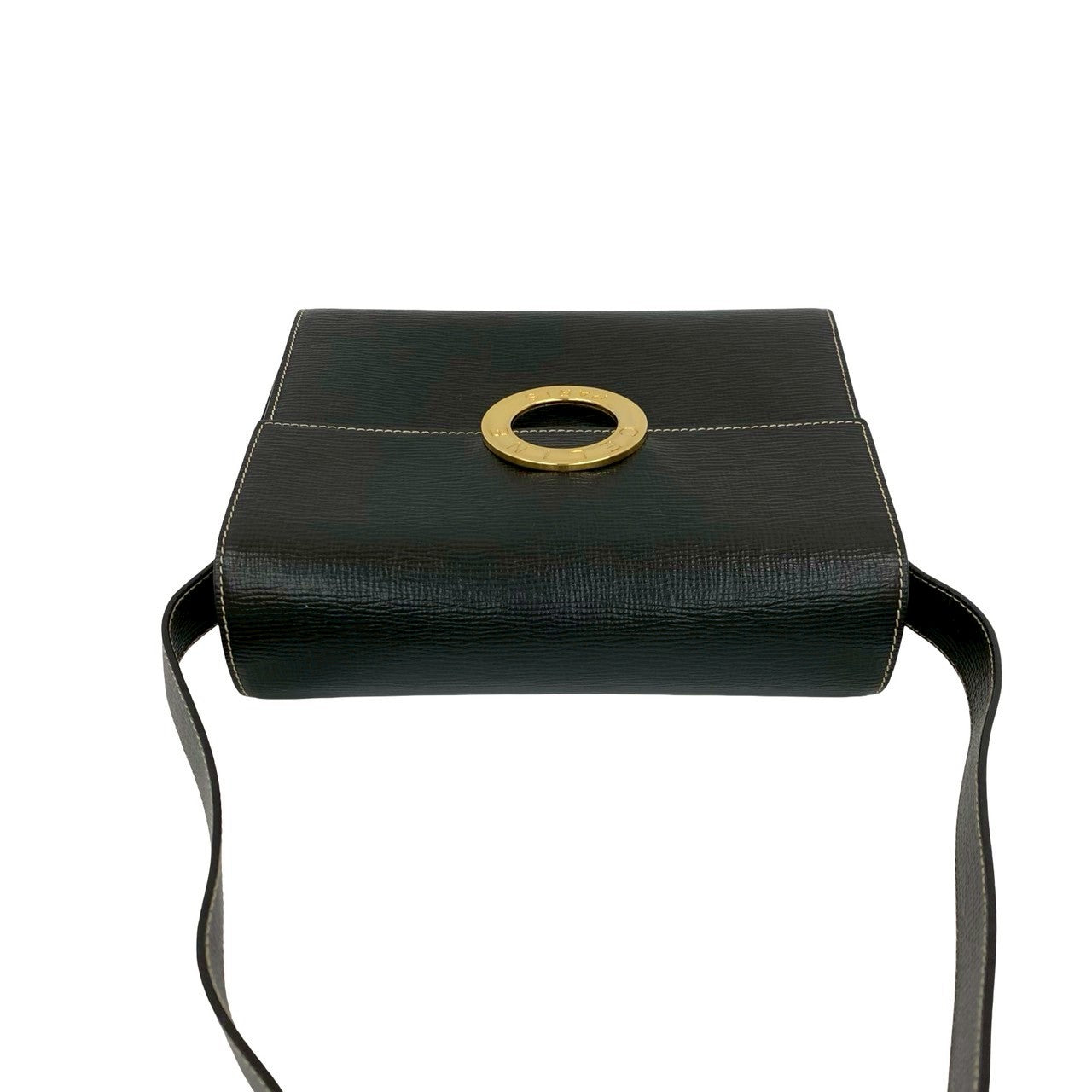 Celine Shoulder Bag Leather Black
