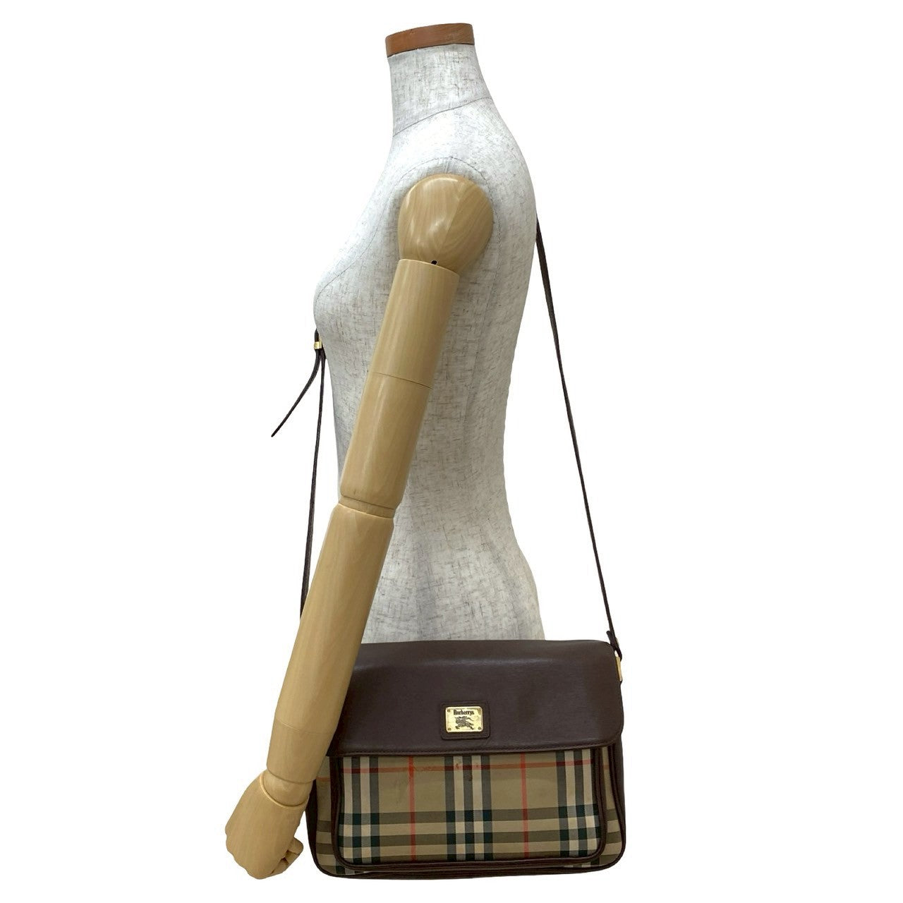 Burberry Shoulder Bag Leather Brown