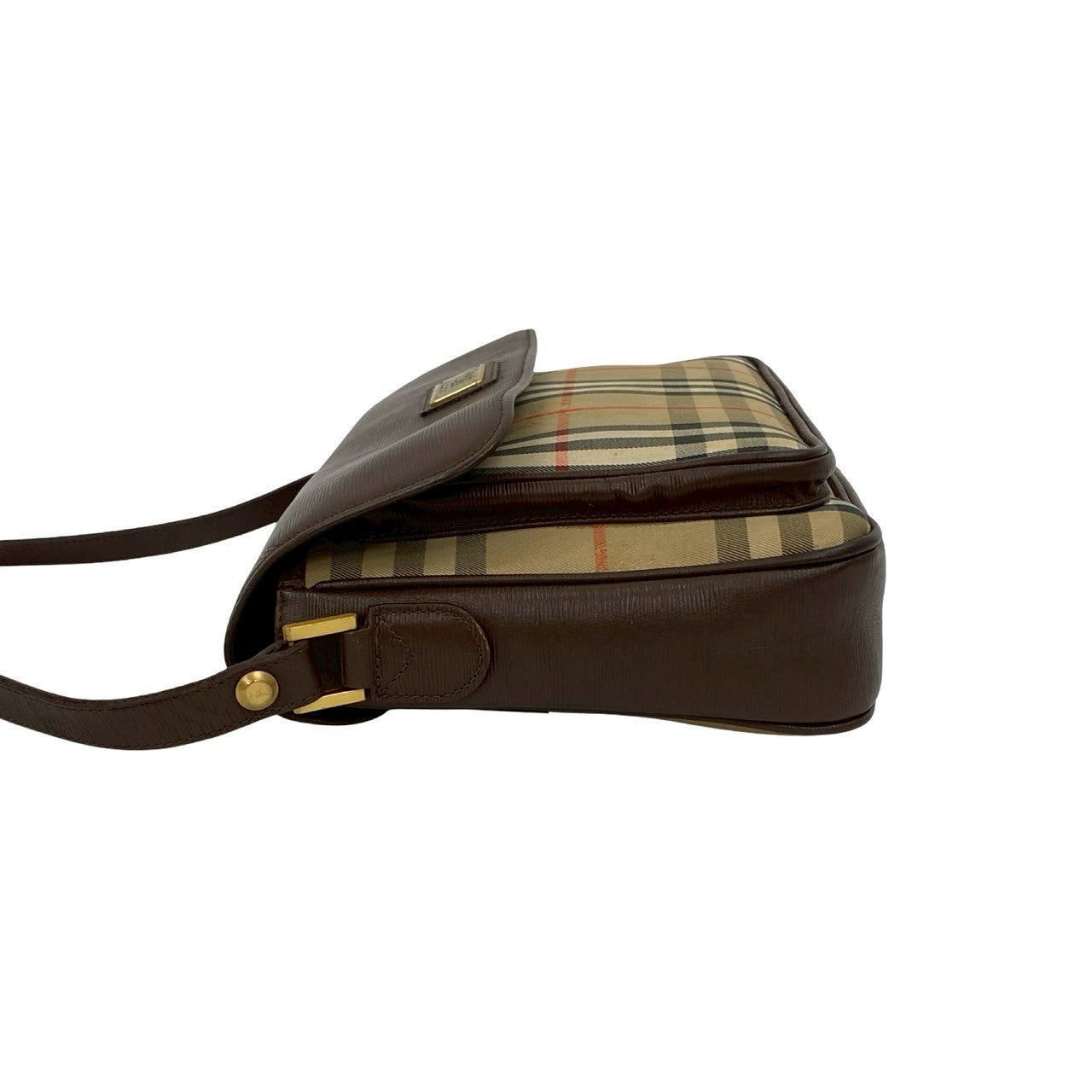 Burberry Shoulder Bag Leather Brown