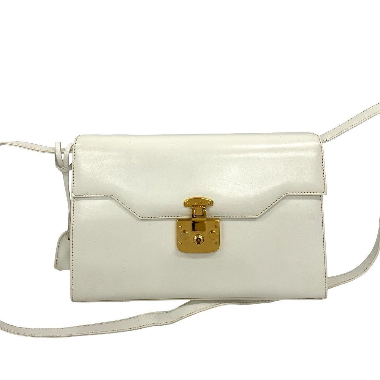 Gucci Shoulder Bag Calfskin White