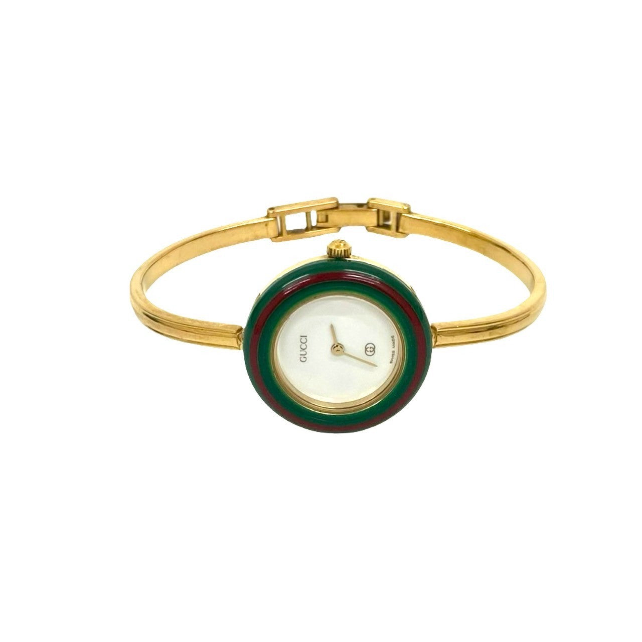 Gucci Watches Gold Plated Gold Change Bezel