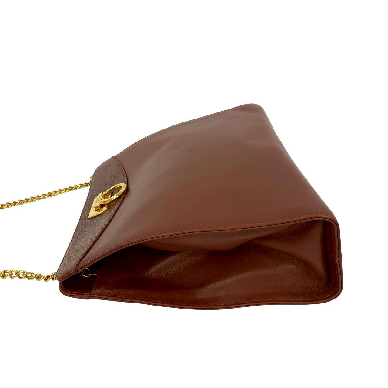 Salvatore Ferragamo Shoulder Bag Leather Brown