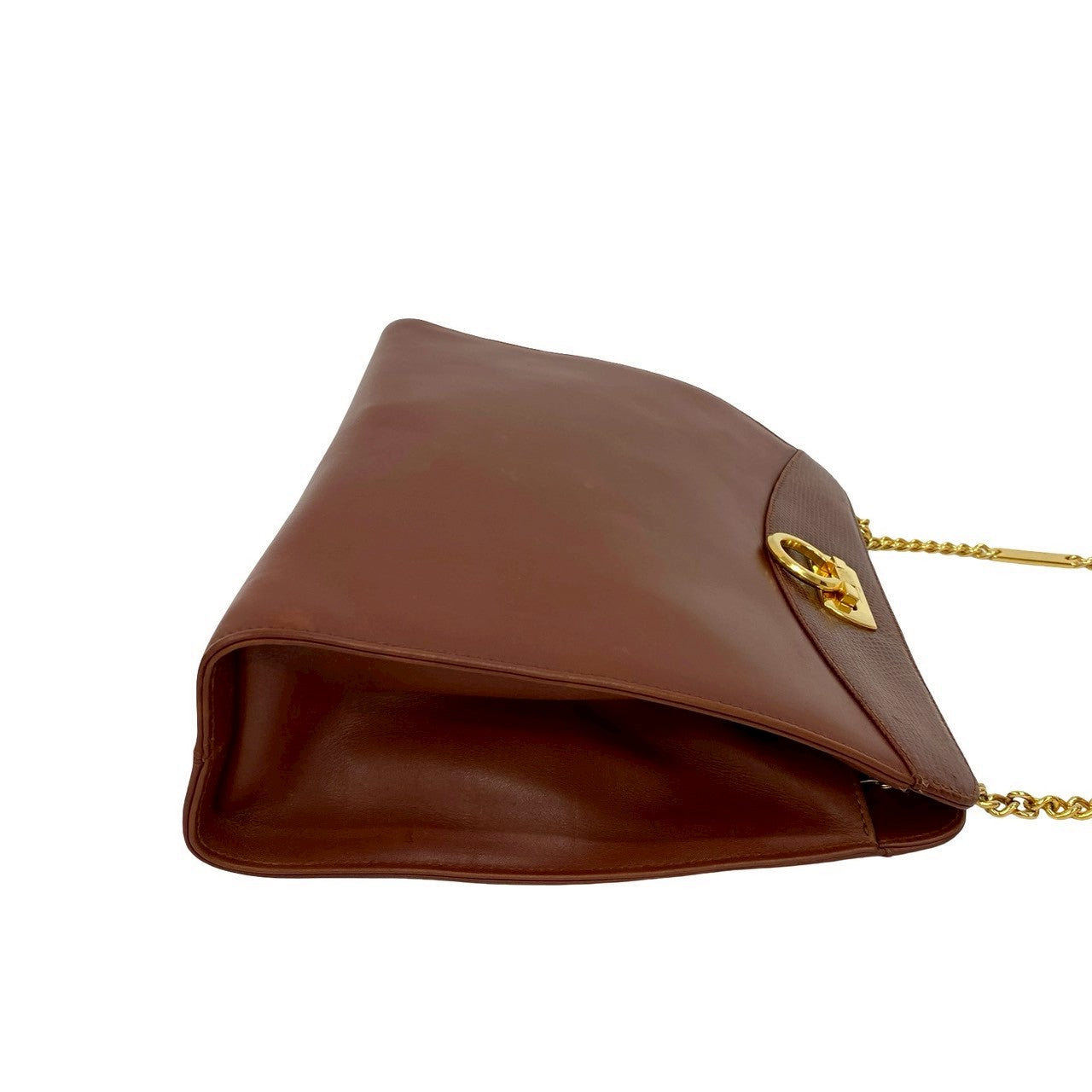 Salvatore Ferragamo Shoulder Bag Leather Brown