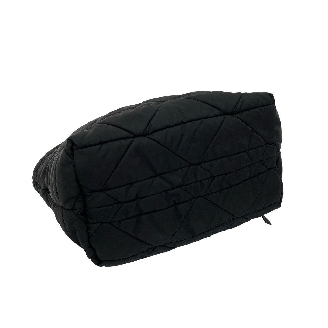 Prada Shoulder Bag Nylon Black Re-Nylon Small Padded Tote