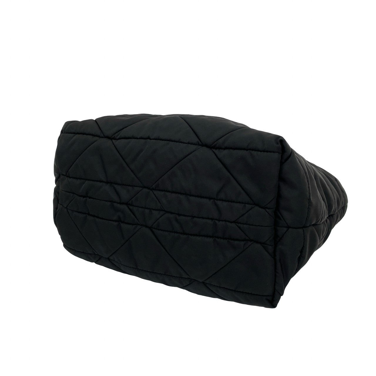 Prada Shoulder Bag Nylon Black Re-Nylon Small Padded Tote