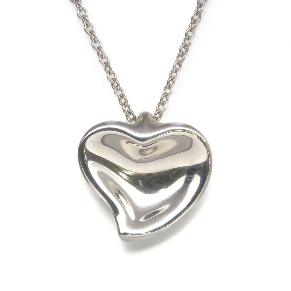 Tiffany&Co. Necklace Silver925 Silver Curved Heart Women