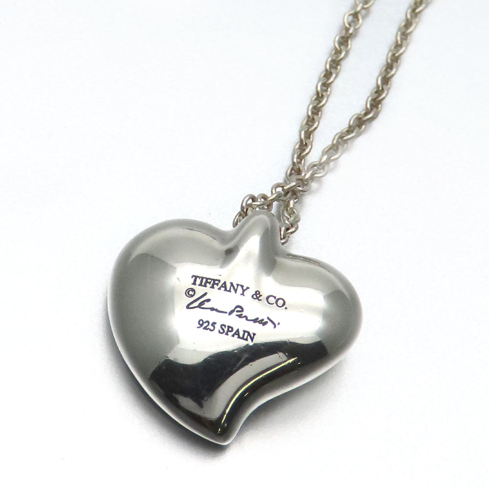 Tiffany&Co. Necklace Silver925 Silver Curved Heart Women