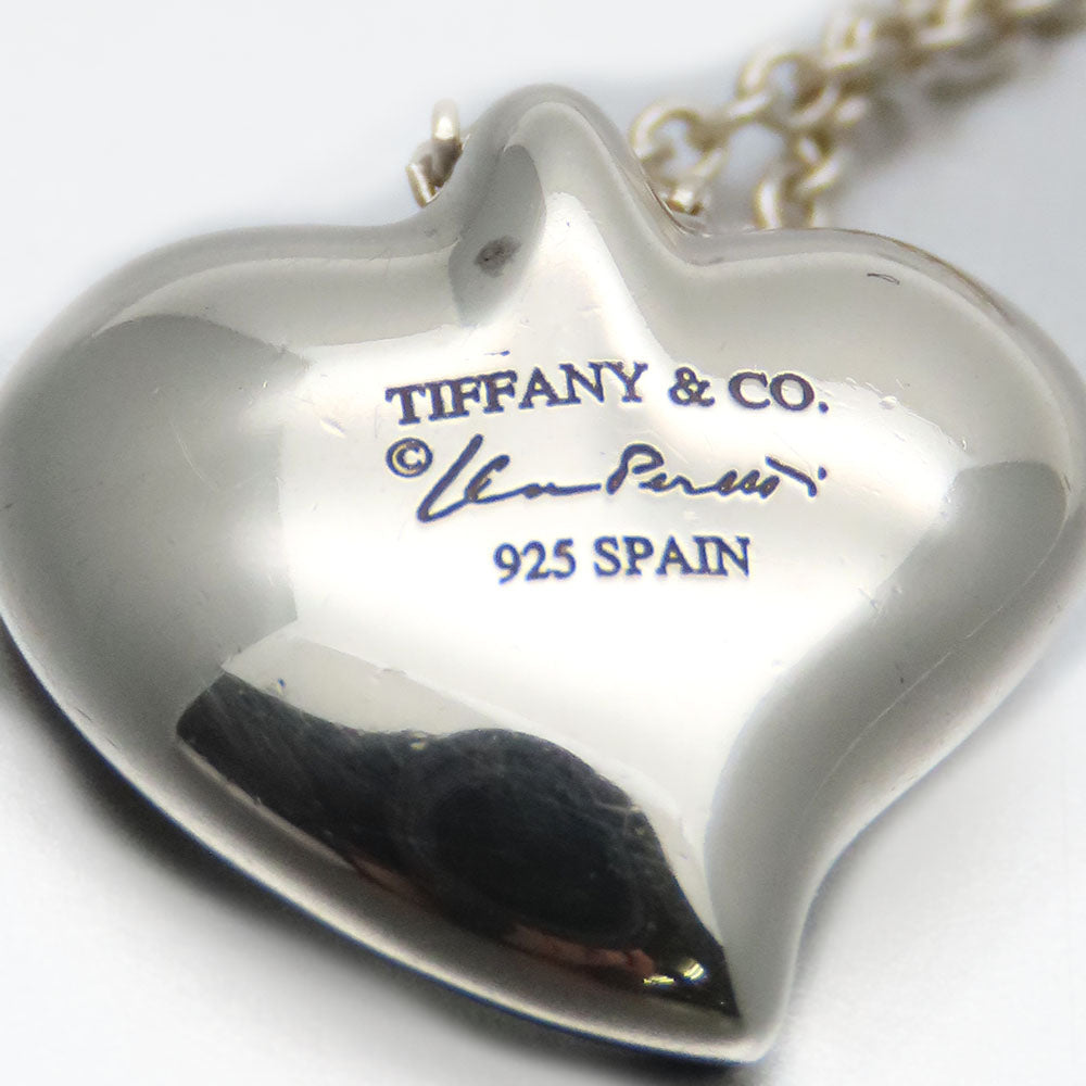 Tiffany&Co. Necklace Silver925 Silver Curved Heart Women