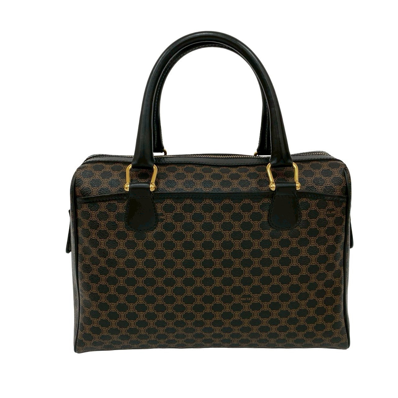 Celine Handbag Leather Black