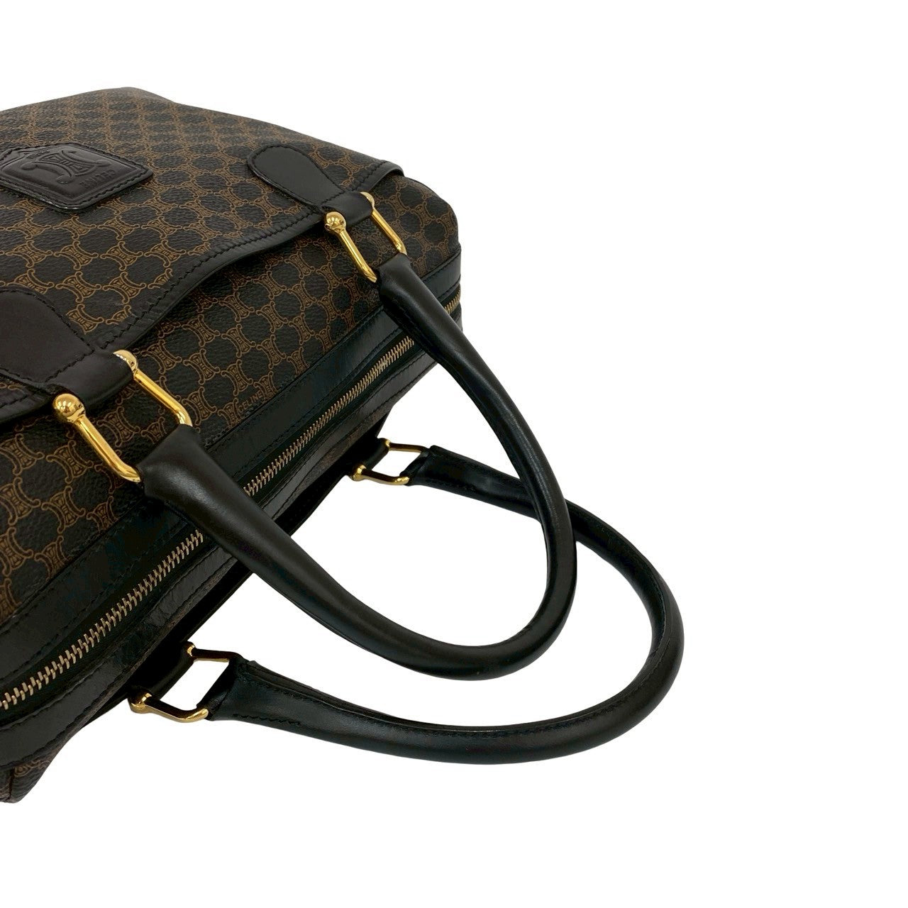 Celine Handbag Leather Black