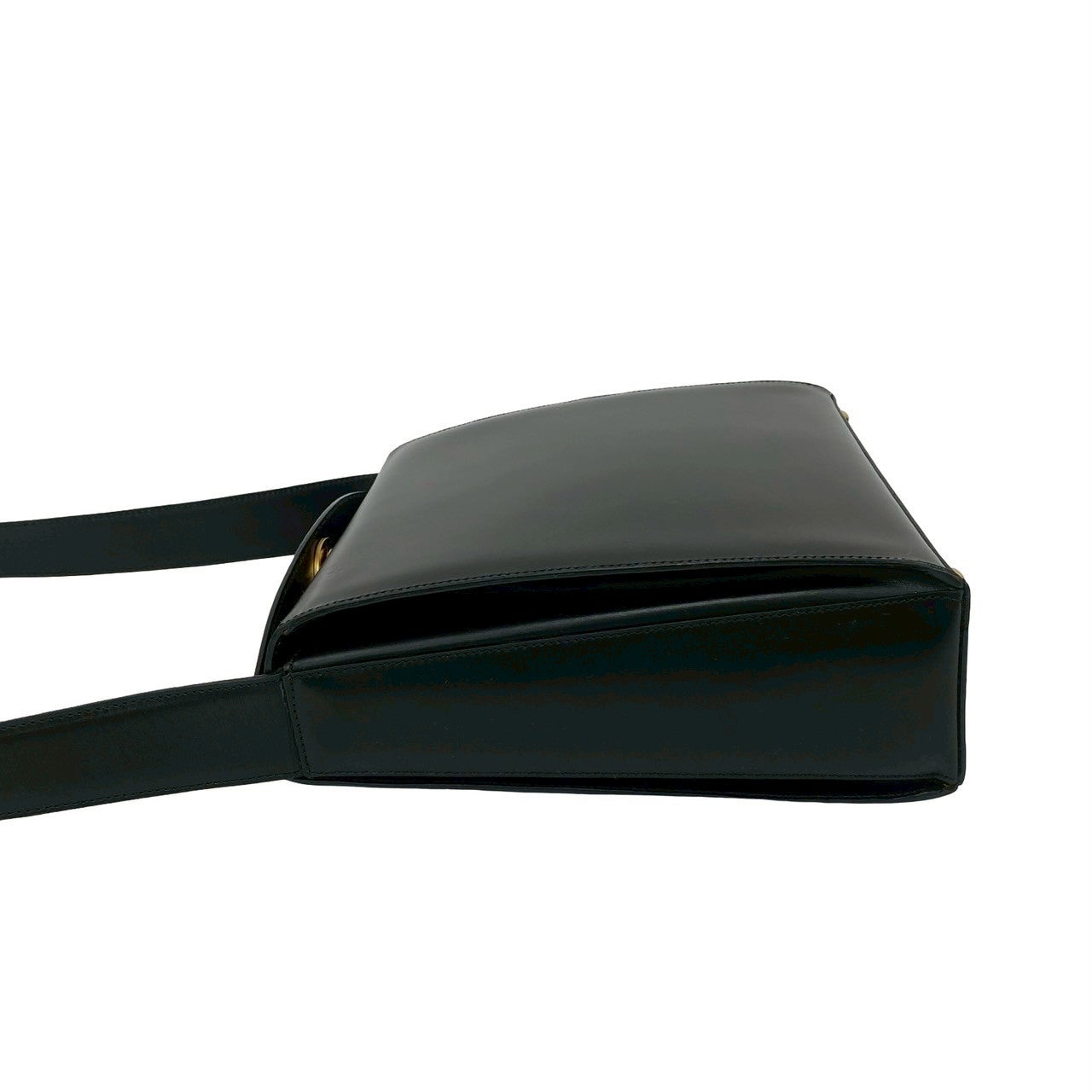 Celine Shoulder Bag Leather Black