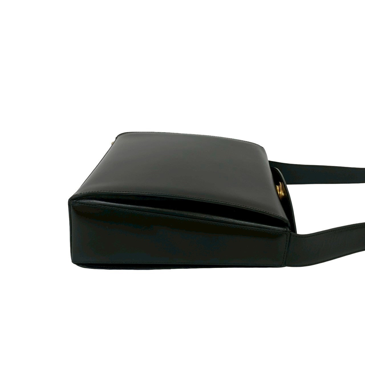 Celine Shoulder Bag Leather Black