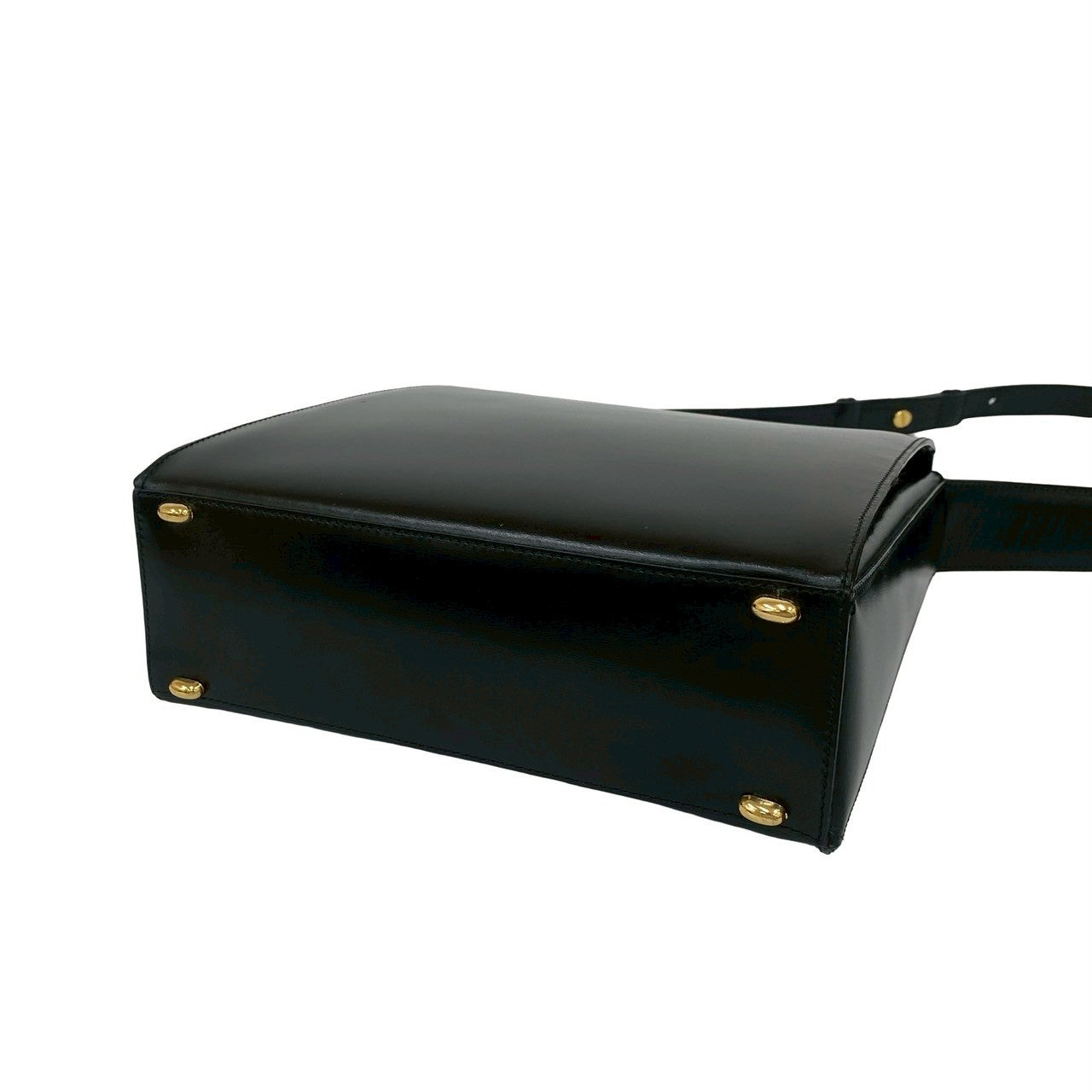 Celine Shoulder Bag Leather Black