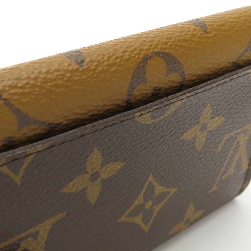 Louis Vuitton Bifold Wallet M82333 Monogram Reverse Brown Portefeuille Rosalie Women
