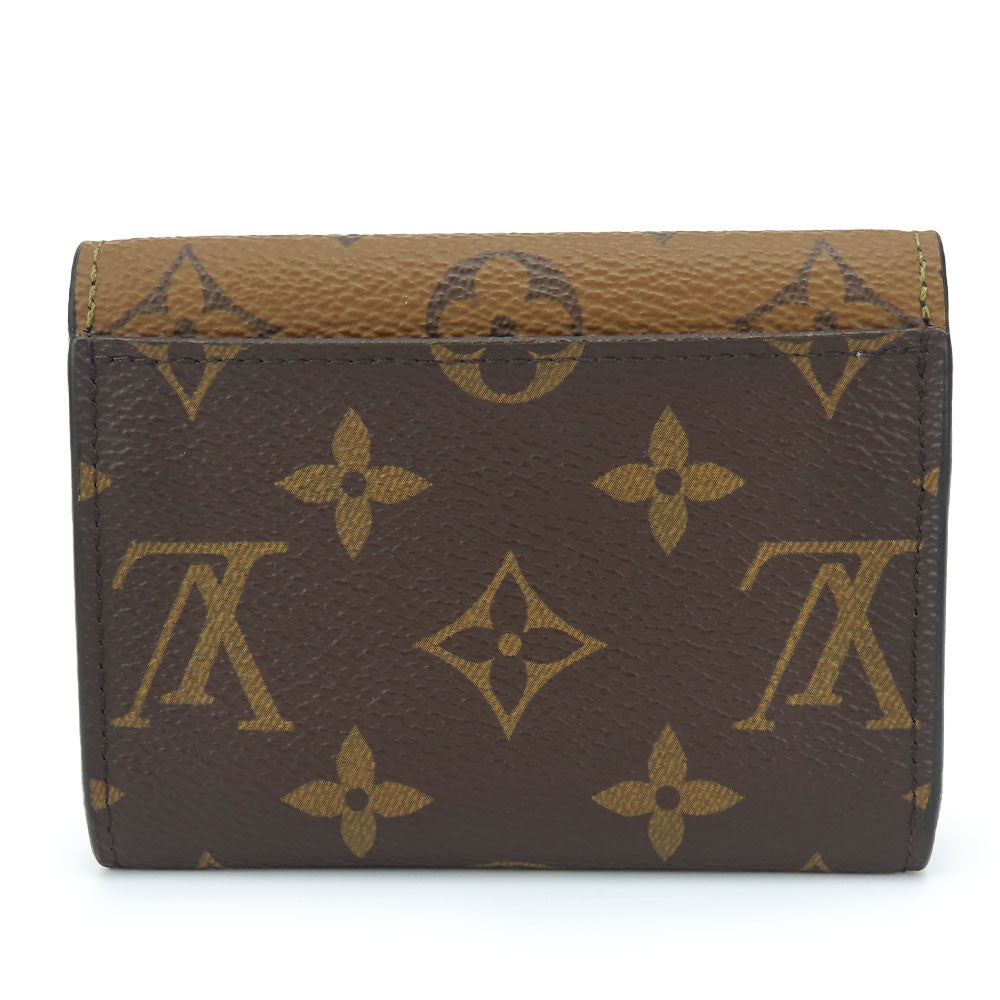 Louis Vuitton Bifold Wallet M82333 Monogram Reverse Brown Portefeuille Rosalie Women