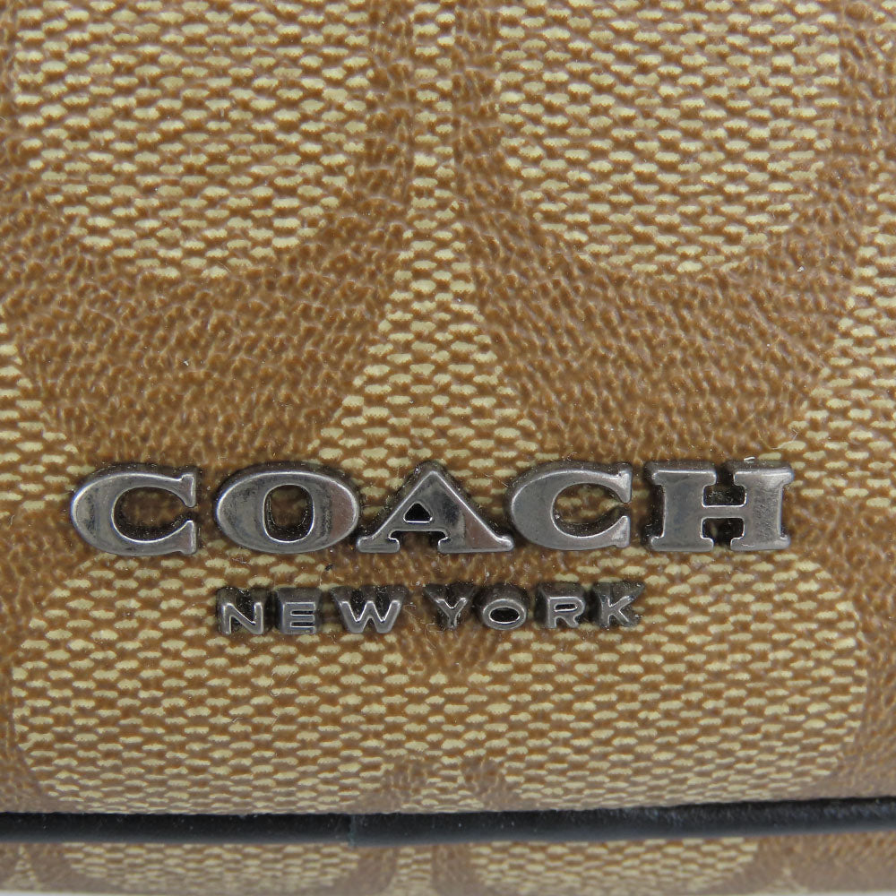 Coach Shoulder Bag F50715 Leather, Pvc Black Unisex(Unisex)