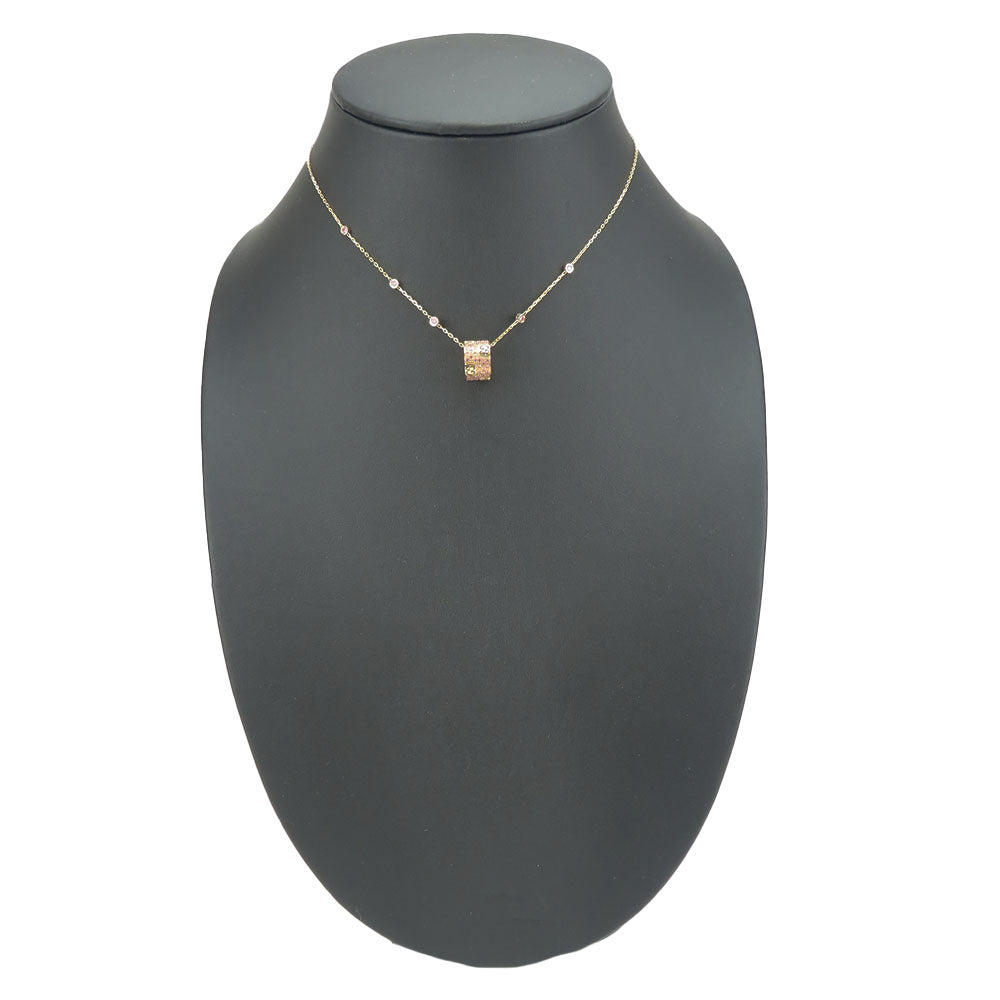Gucci Necklace K18 Pink Gold, Pink Sapphire Pink Gold Star Dust Icon Women