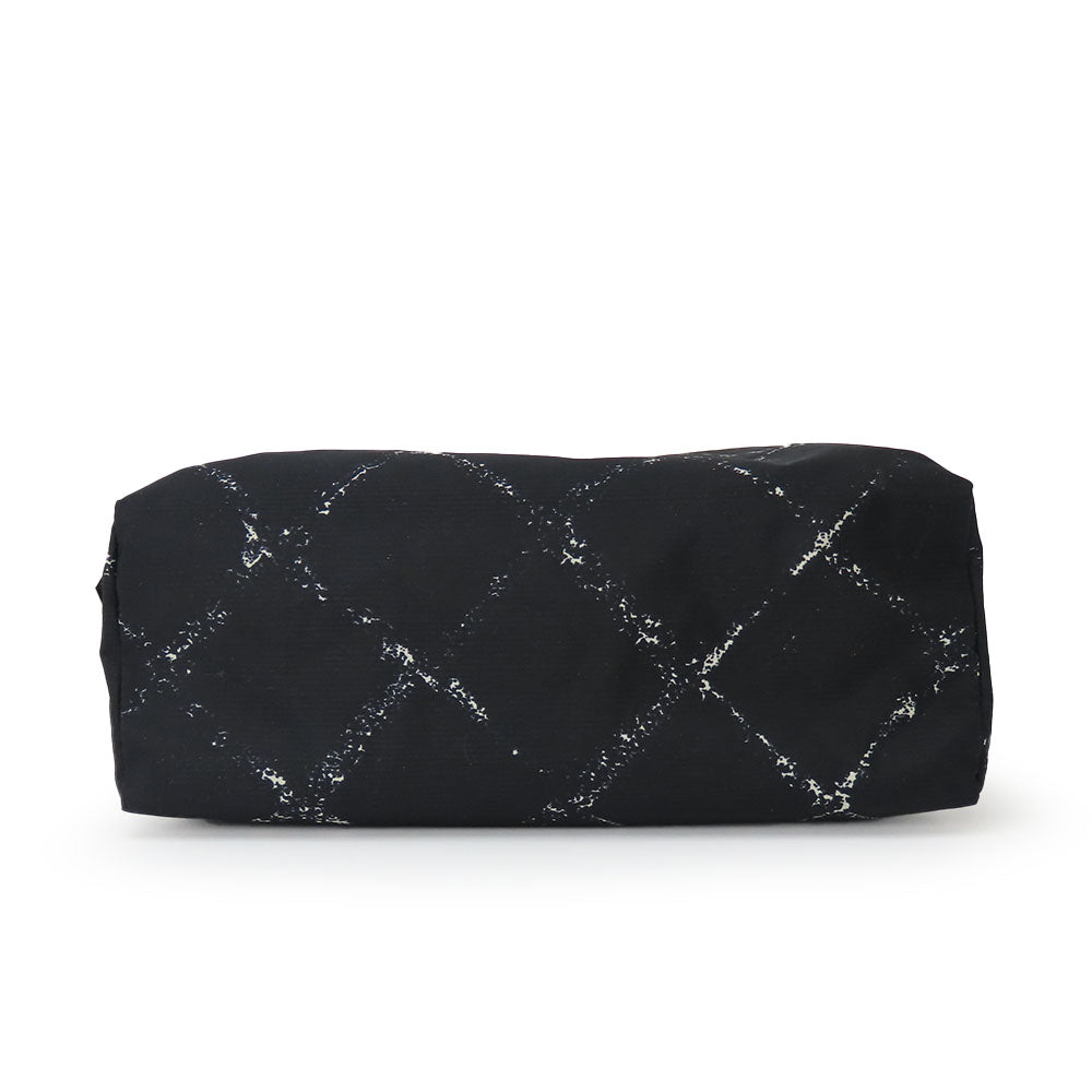 Chanel Pouch Nylon Black Travel Line Women