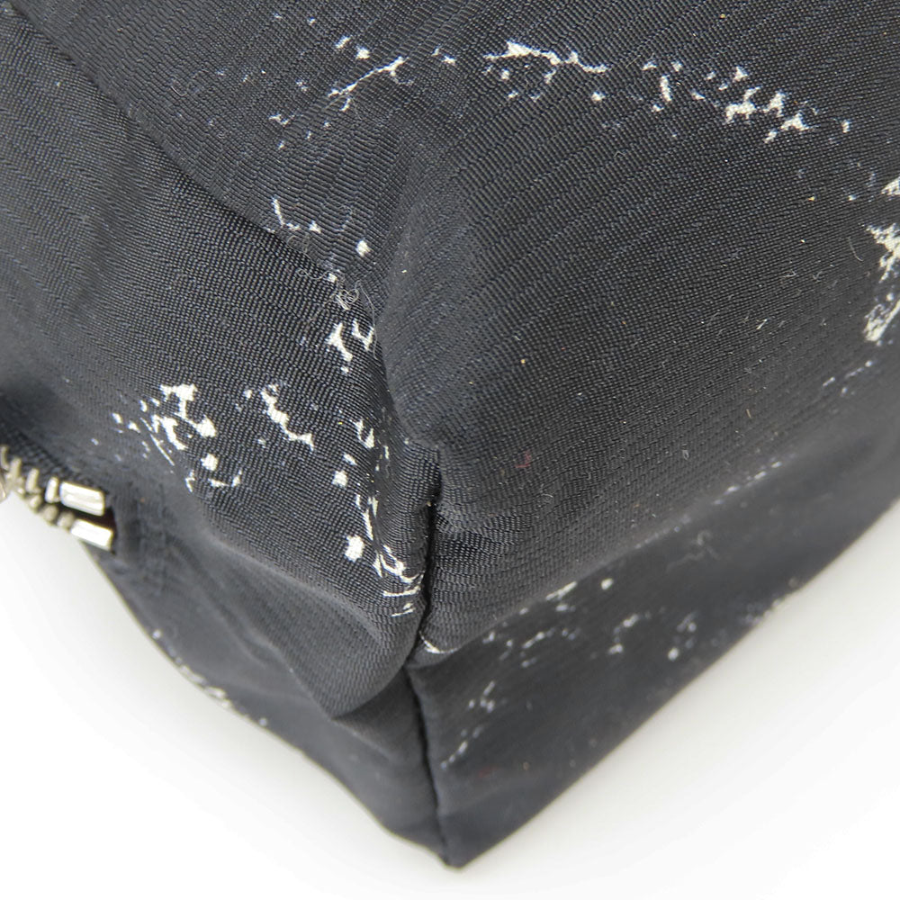 Chanel Pouch Nylon Black Travel Line Women