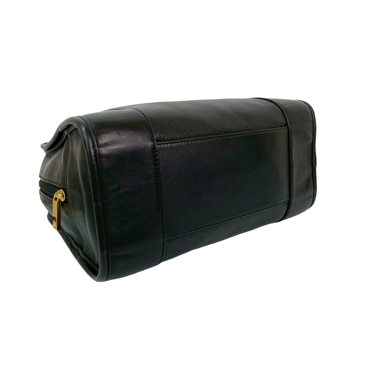 Loewe Handbag Leather Black Amazona 28