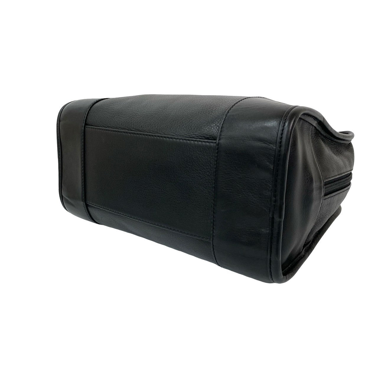 Loewe Handbag Leather Black Amazona 28