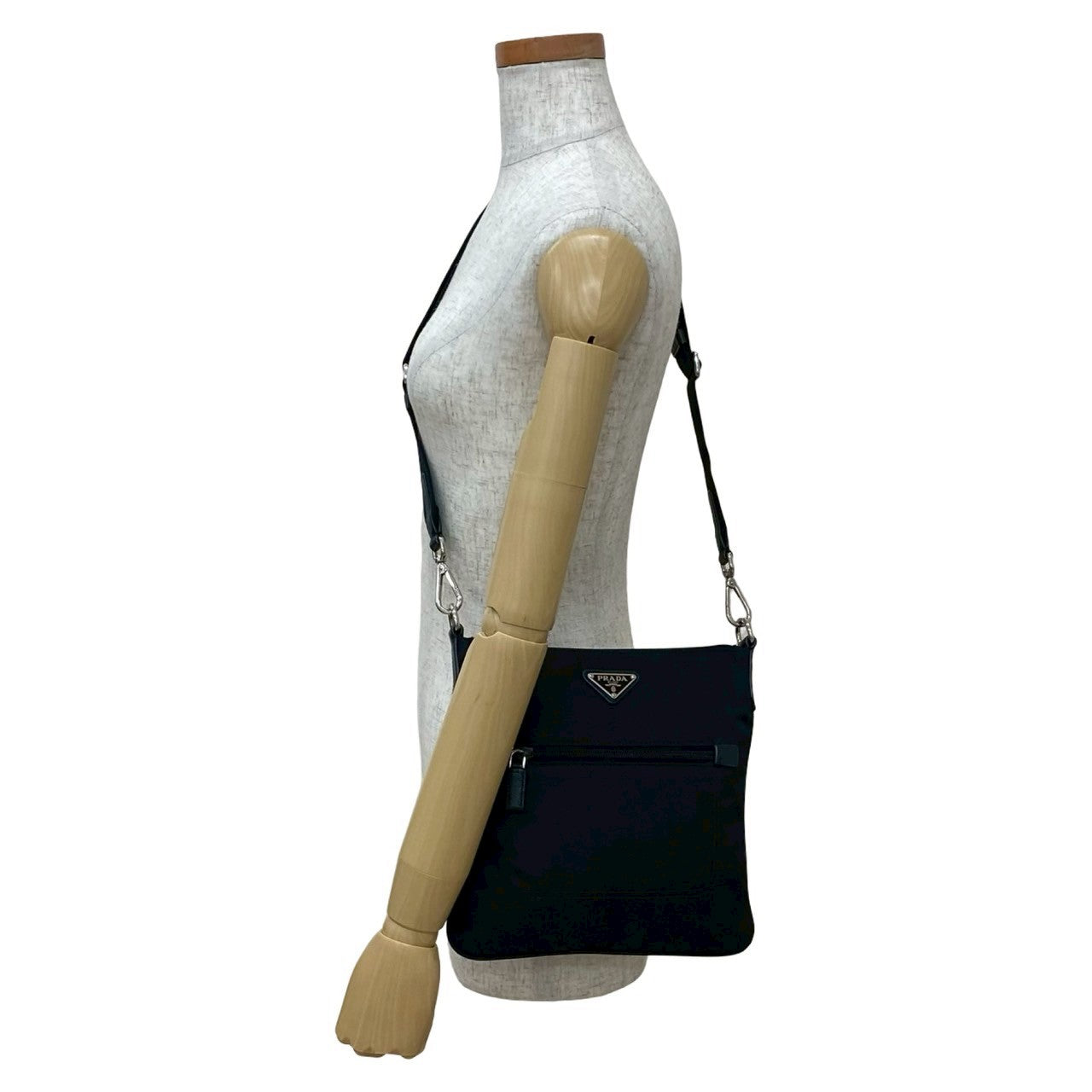 Prada Shoulder Bag Nylon Black