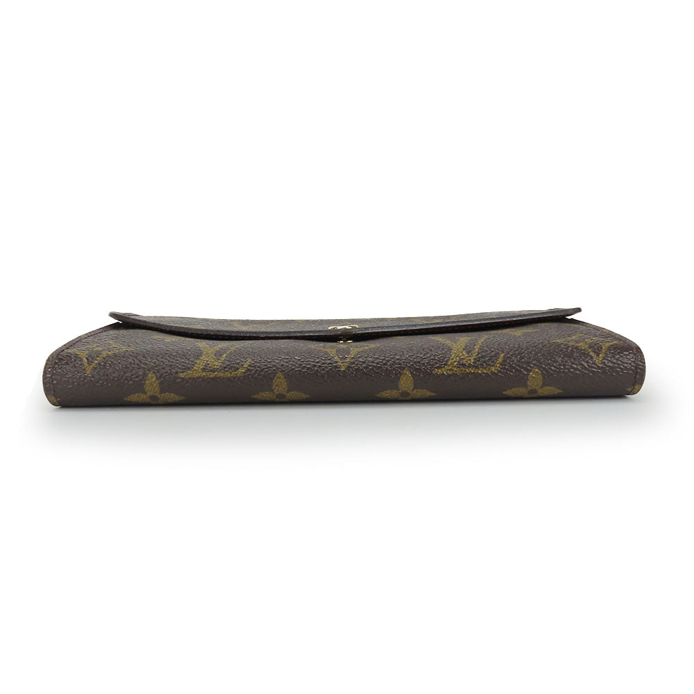 Louis Vuitton Long Wallet Purse M60531 Monogram Brown Portefeuille Sara Women