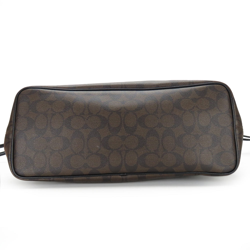 Coach Tote Bag F57842 Leather, Pvc Black Women