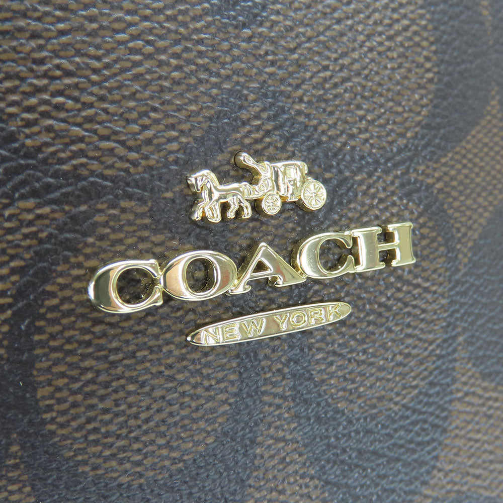 Coach Tote Bag F57842 Leather, Pvc Black Women