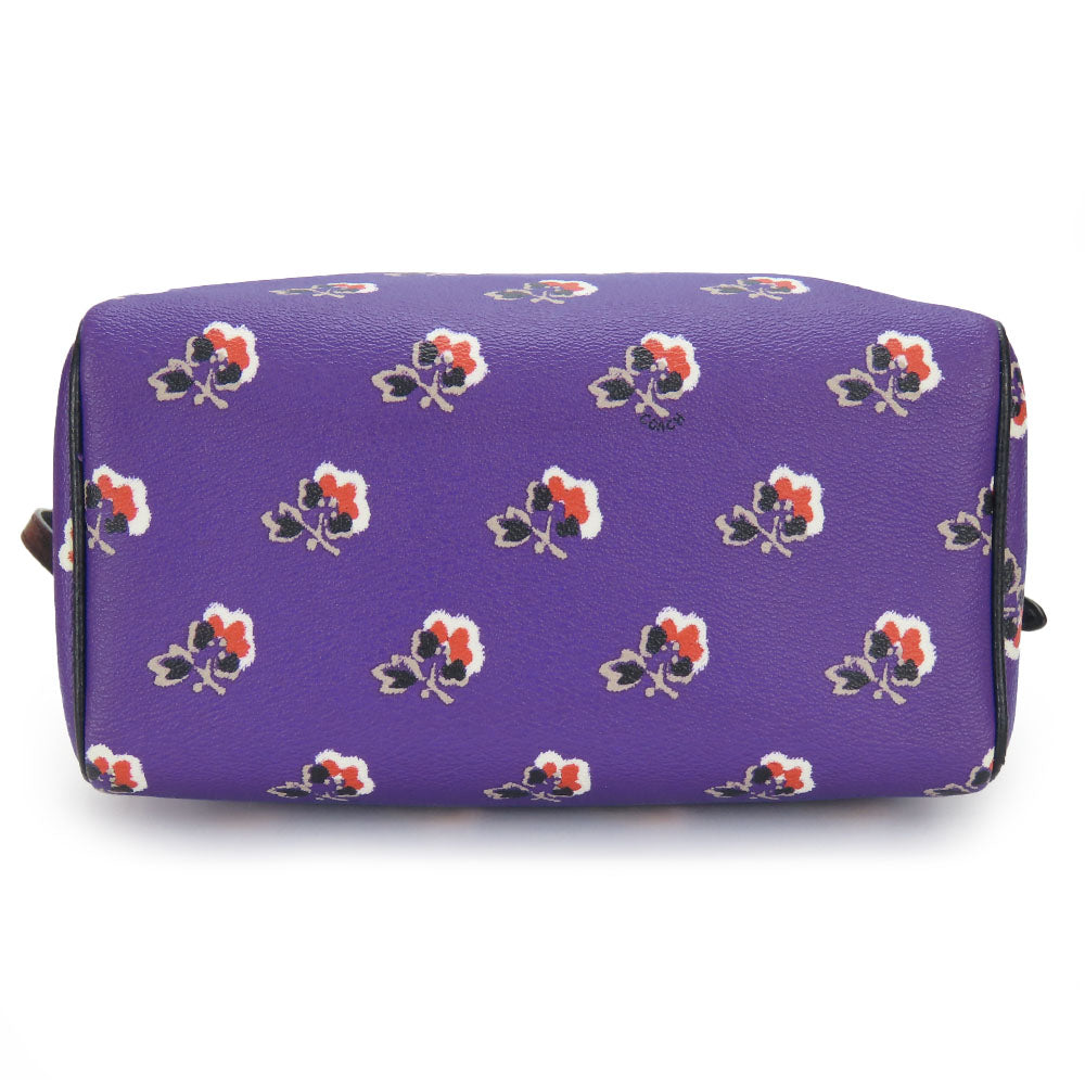 Coach Handbag F55464 Leather, Pvc Purple Women