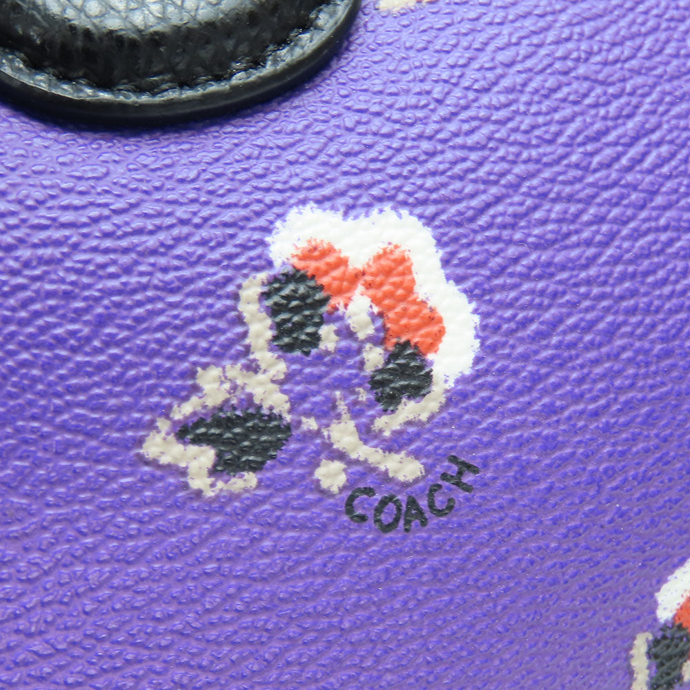 Coach Handbag F55464 Leather, Pvc Purple Women